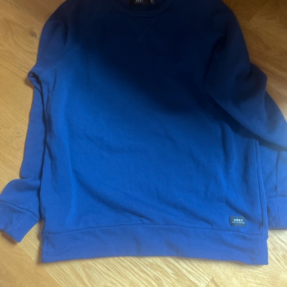 4 crew neck sweatshirts 2 RVCA 2 OBEY - Picture 6 of 7